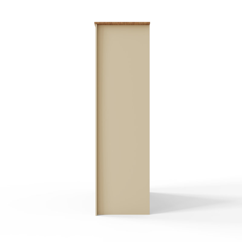 Particle Board / Chipboard Wardrobe, Cream