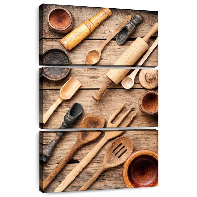 Ustensiles de cuisine en bois Senne, H 32 po x l 20 po