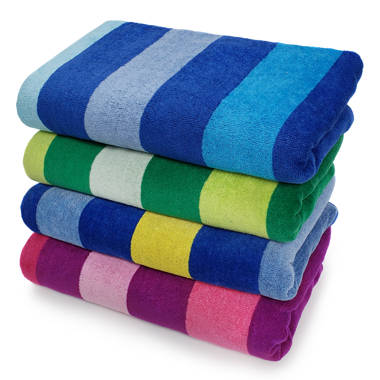 Latitude Run® Hundo 4 Piece 100% Cotton Bath Towel Set & Reviews