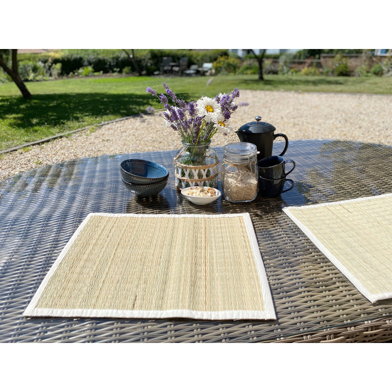 Abundio Jute No Pattern Rectangle Placemat
