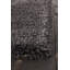 Tapis à poils longs argent/noir Gareth-37775401