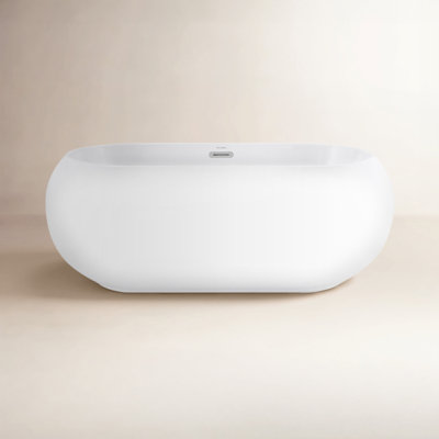 Plaisir® 63" Freestanding Soaking Bathtub