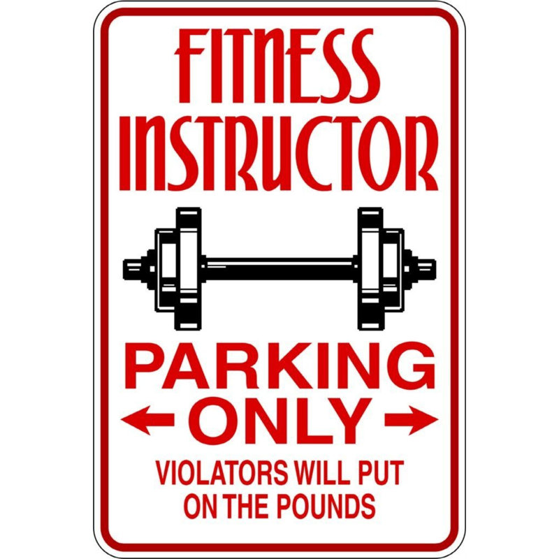 Décalcomanie murale "gym picture instructor"