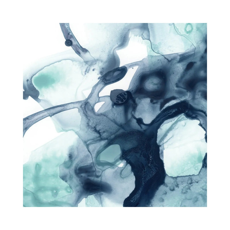 Blue Cavern IV 1 Piece Wrapped Canvas Painting, 45.72 cm H x 45.72 cm W x 3.175 cm D
