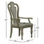 Chaise avec accoudoirs en bois massif Colchester