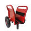 Chariot à panneau robuste, chariot à dalle, deux jolies poignées, pneus en caoutchouc solide de 10 po, super poids de 1000 lb, mouvement tout-terrain pour les panneaux de gypse épais et le matériau de la porte (rouge)-125784063