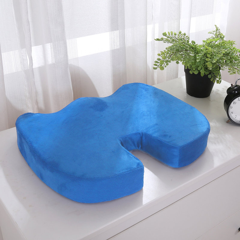 Blue Elephant Seat Cushion, Blue