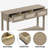 Entryway Table, Console Table With 3 Drawers & Open Shelf For Living Room, Hallway-1865174477