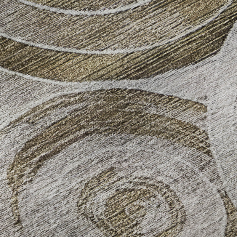 Premium Machine Washable Lubbers AMF1750 Geometric Rug, Rectangle 3' x 5'