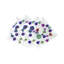 Succulents Floating Cotton Sateen Cocktail Napkins-2102906232