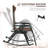 Set Of 2 Outdoor Rocking Chairs, Foldable Reclining Zero Gravity Lounge Rocker With Pillow