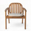 Chaise de patio avec coussin
