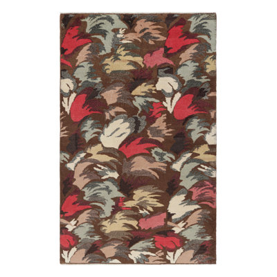 One-of-a-Kind 5'4x9' 1960s Wool Area Rug