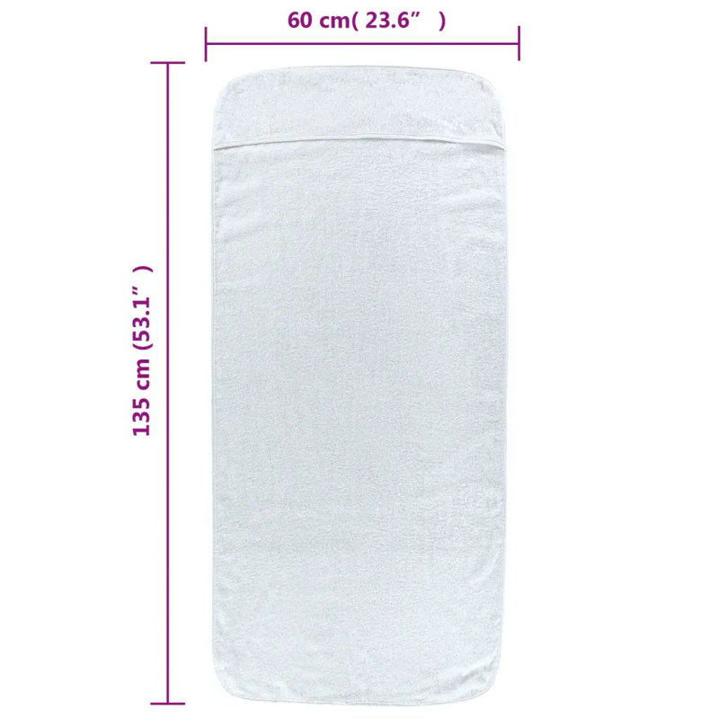 Lycke Beach Towel, White