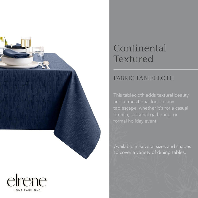 Nappe 60 po x 120 po Home, Bleu marine