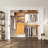 John Louis Home Solid Wood Walk-In Closet System with 5-Drawers-104185989