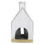 Chalets, céramique - ensemble / 2 pièces: 2,5 x 2,5 x 4,25, lrg: 3,25 x 2,5 x 6