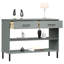 Keavni 98cm Solid Wood Console Table-1915220139