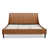 Caramel Tan Brown Faux Leather