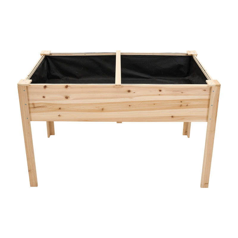 Wood Planter Box, Natural Wood