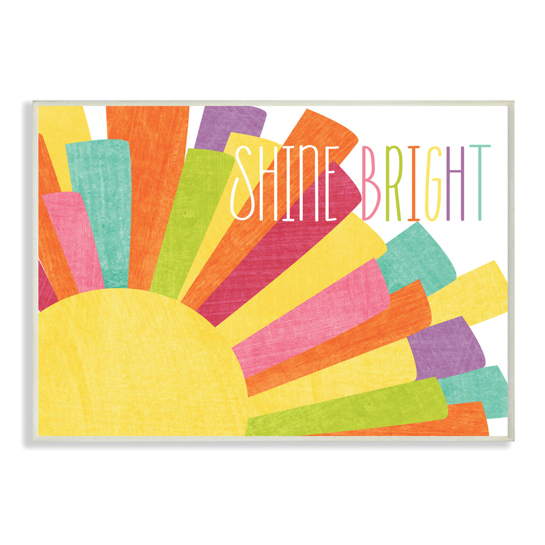 Krahn 'Shine Bright Colorful Sun' Art Viv + Rae™ 