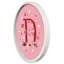 «Valentine Things Monogram - D Round», reproduction encadrée blanche