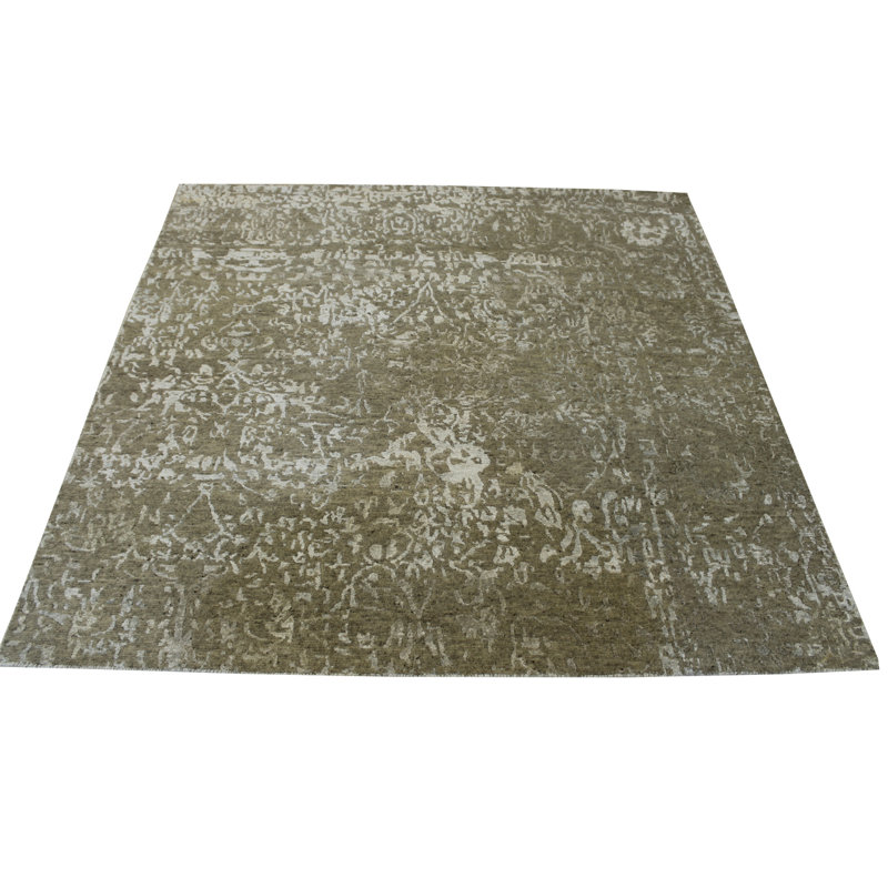 Bramley One-of-a-Kind 5.0x5.0 Square Area Rug Green