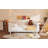 Queen-Sized Wooden Platform Bed, Low-Profile Wood Bed With Rails For Boys And Girls, White-1504227962