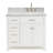37 " W Freestanding Standard 1 Single Vanity Bathroom Vanity With Carrara Marble Top-137993426-137993427-85364096