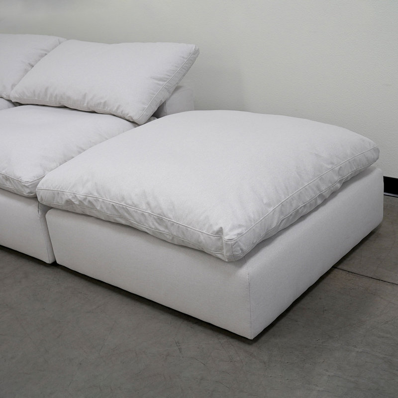 Upholstered L-Shaped Sectional Symmetrical