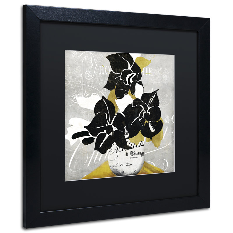 Jadaya «Georgette I», impression encadrée, Noir, H 16 po x l 16 po x P 0,5 po