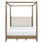 Canopy Bed Queen Brown See Below