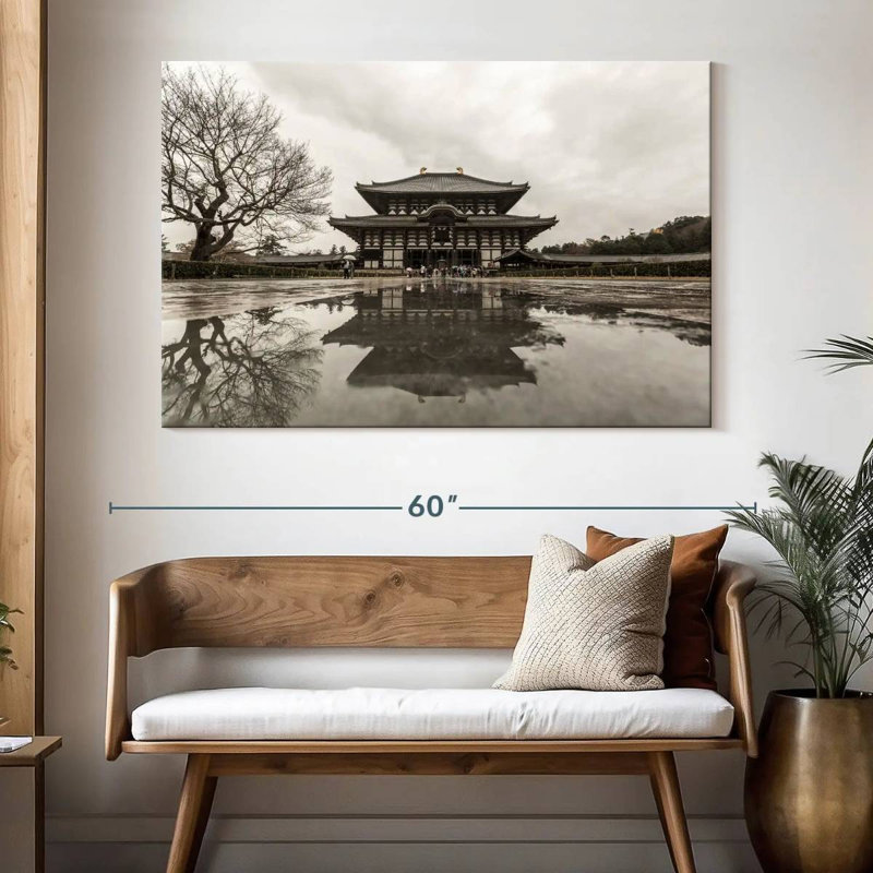 Adella Todaiji Temple Reflection, 34" H x 51" W