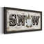 Toile encadrée «Winter Wonderland Friends Snow» de qualité supérieure - prête à être accrochée-88115768-88115764