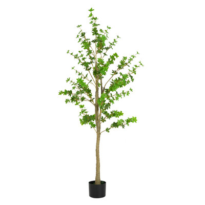 76" Artificial Enkianthus Tree With Pot