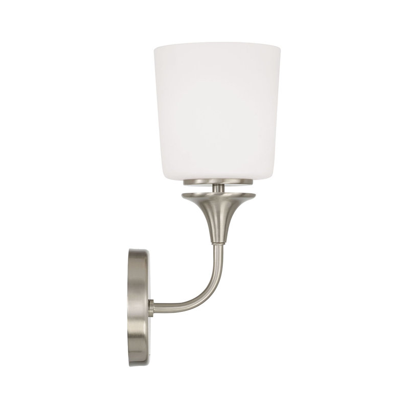 Kristofor Armed Sconce, Silver