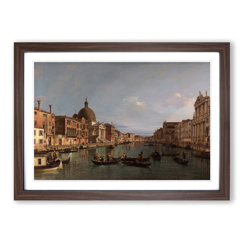 Giovanni Canaletto - Single Picture Frame Painting, Walnut