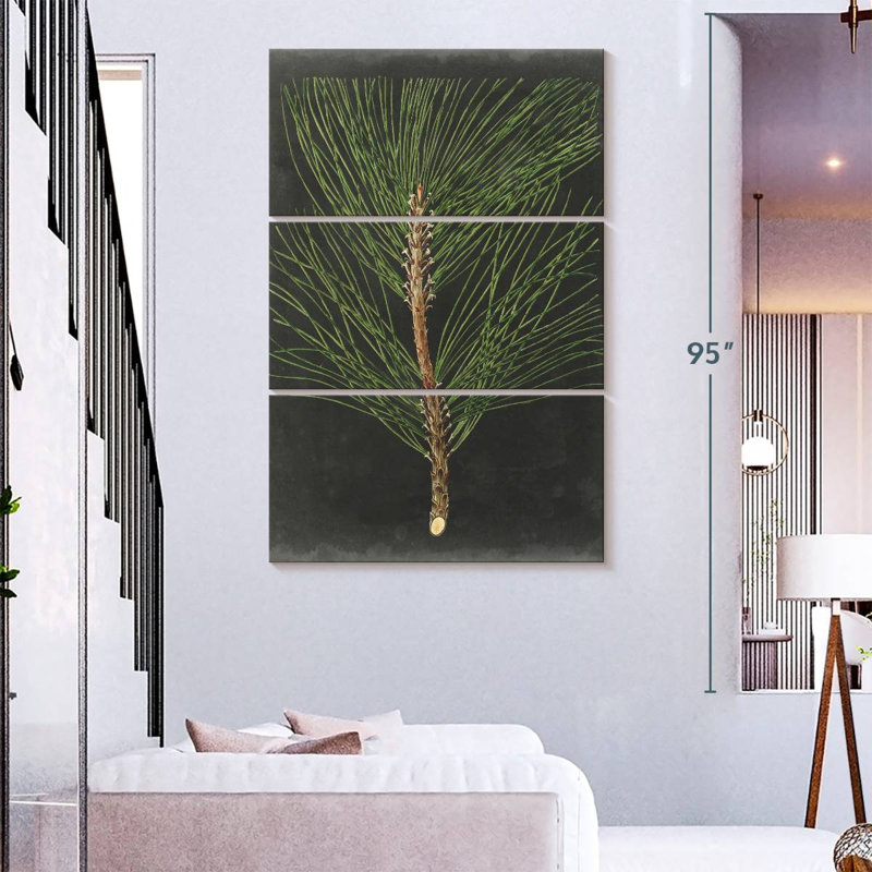 Harnek Dramatic Pine I, 74" H x 48" W