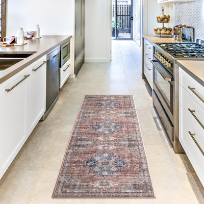 Tapis oriental rouille / orange Kuhlman