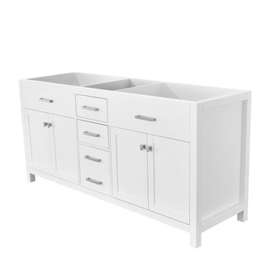 Spindell 72" Double Bathroom Vanity Base Only