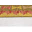 Tapis de surface en laine vert/rouge/beige 3 pi x 3 pi noué la one-of-kind Doorfield