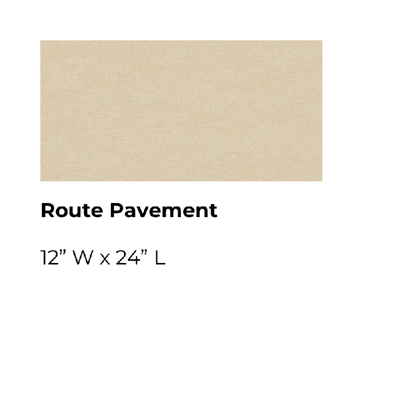 Carreau de luxe 12 po x 24 po x 2 mm Parkway, Route Route