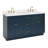 Hamlet 61'' Double Bathroom Vanity with White Quartz Top-62778109