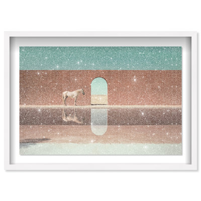 Western Reflections Framed Graphic Art