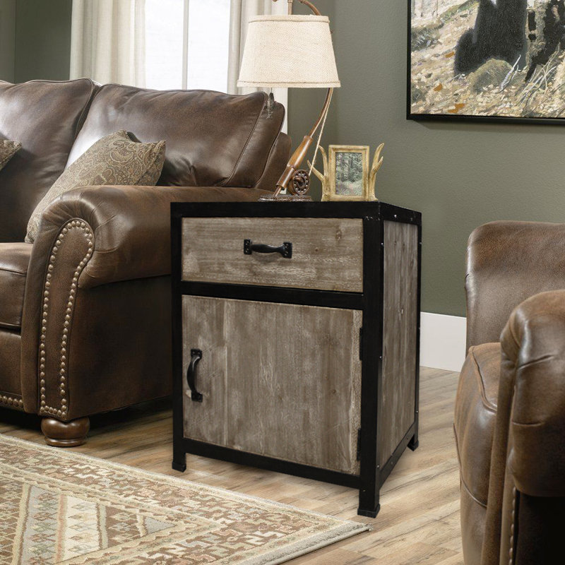 Table de bout avec rangement Henley