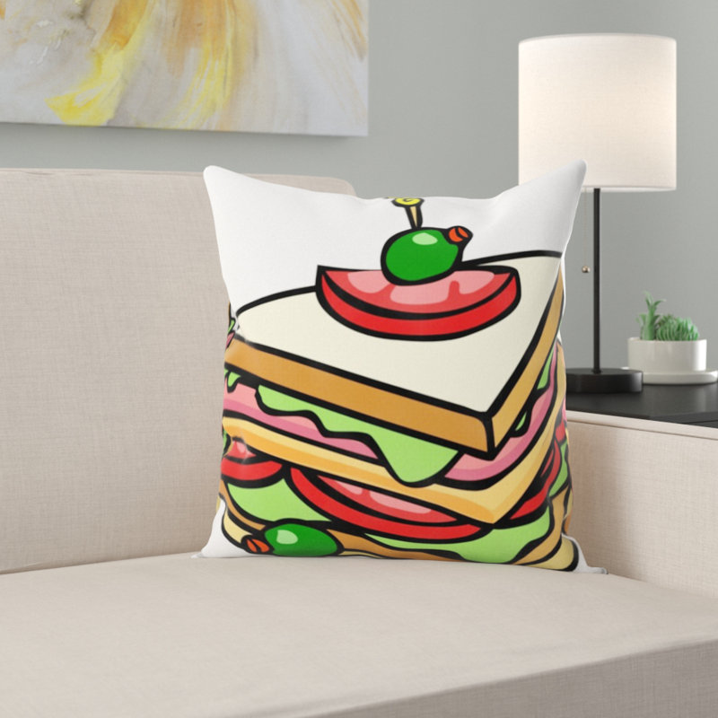 Coussin décoratif sandwich
