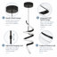 Suspension DEL intégrée spirale 1 lumière 41,1 cm (16,2 po), 15 W, blanc froid 6 000 K-520894359