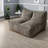 Compression Sofas, Cotton Linen Compact Modern Beanbag Couch for Home