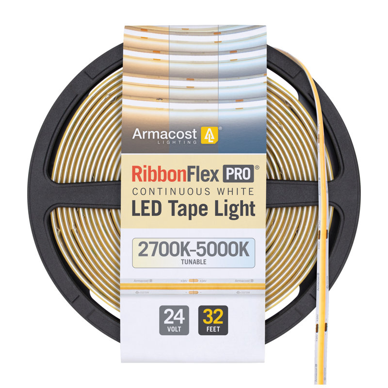 Ruban lumineux à DEL blanc RibbonFlex Pro 24 V, 240 lumens / pi, 10 m