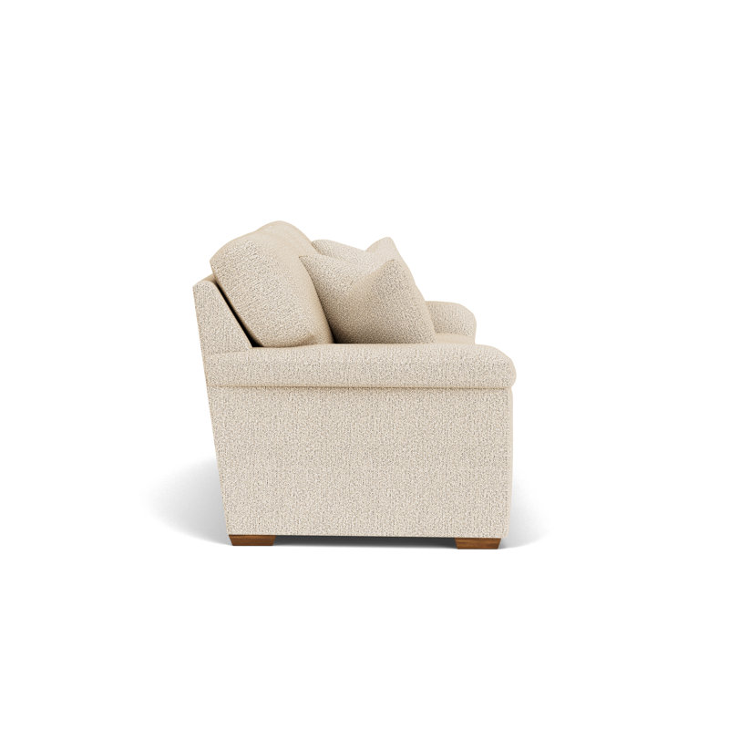 Maikel Upholstered 86'' Sofa, Beige Polypropylene/Olefin